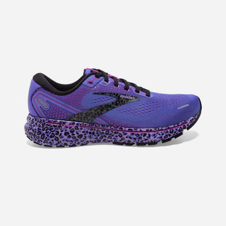 Ténis Brooks Ghost 14 Cushioned Sapatilhas De Corrida Para Estrada Mulher Roxo/Pretas (17693NZJH)